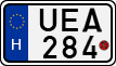 license plates of Hungary, Motorcycles (1990)