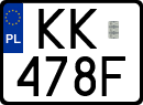 License plates of Poland, Special vehicles and motorcycles