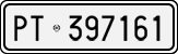 License plate of Italy, Cars (1927 year series)