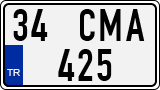 License plate of Turkey, Regular plates