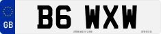 License plate of the United Kingdom, 1983 year system
