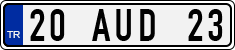 License plate of Turkey, Regular plates