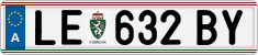 License plate of Austria, Regular plates