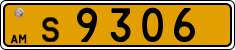 License plate of Armenia, Taxi
