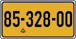 License plate of Israel, Regular plates