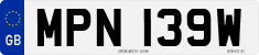 License plate of the United Kingdom, 1963 year system