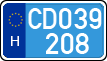 license plates of Hungary, Diplomatic