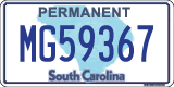 South Carolina, Permanent (AB12345)