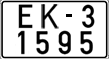 License plate Belarus, Special vehicles (2004)