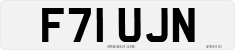 License plate of the United Kingdom, 1983 year system