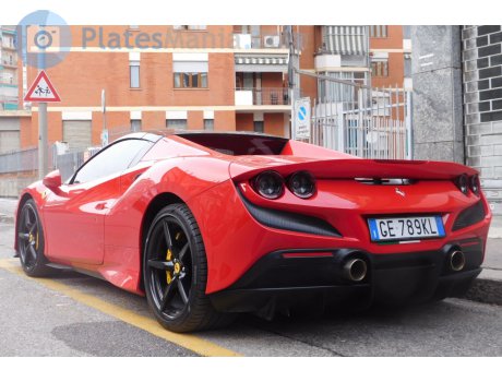 GE 789 KL, Ferrari F8
