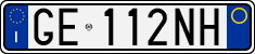 License plate of Italy, Cars (1994 year series)