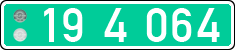 License plate of Lithuania, Diplomatic
