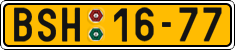 License plate of the Czech Republic, Commercial vehicles (1960)
