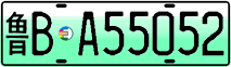 License plate of China, Electric vehicles