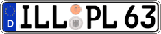 German license plate, Regular plates