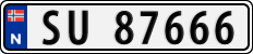 License plate of Norway, Cars