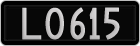 License plate of New Zealand, AB1(234)
