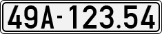 License plate of Vietnam, Cars