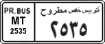 License plate of Egypt, Cars (1999)