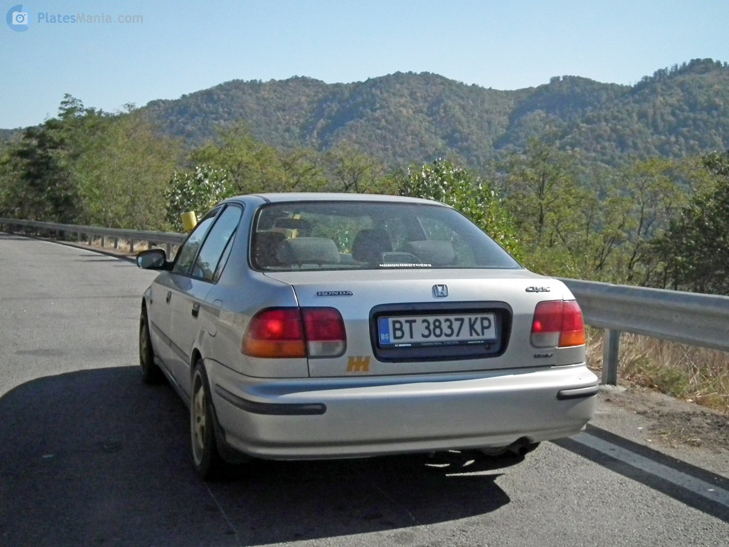 BT 3837 KP, Honda Civic 6th gen (Ferio) Sedan (EJ/EK; Global-market), 1995–2000