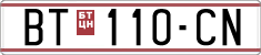 License plate of North Macedonia, Regular plates (1993)