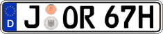 German license plate, Plates for oldtimers (type 