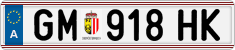 License plate of Austria, Regular plates