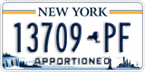 New York, Specialty plates (12345-AB)
