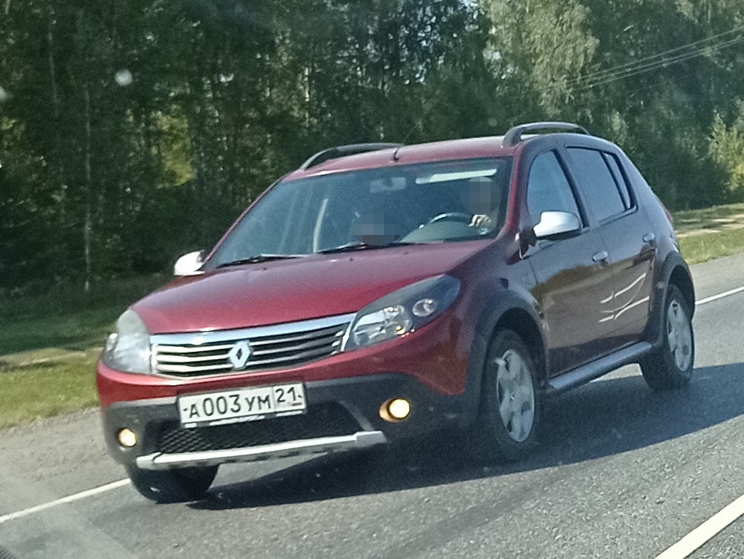 а 003 ум 21, Renault Sandero 1st gen Stepway (B90), 2008–2014