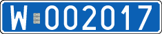 License plates of Poland, Diplomatic