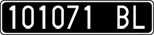 License plate of Italy, Cars (1927 year series)