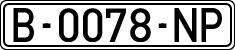 License plates of Spain, 1971 year series