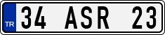 License plate of Turkey, Regular plates