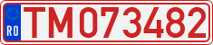 License plate of Romania, Provisional