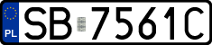 License plates of Poland, Regular car plates