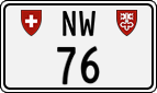 License plate of Switzerland, Cars