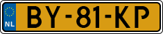 License plate of the Netherlands, Commercial Vehicles (1951-1994 system)