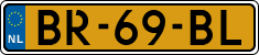 License plate of the Netherlands, Commercial Vehicles (1951-1994 system)
