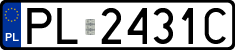 License plates of Poland, Regular car plates