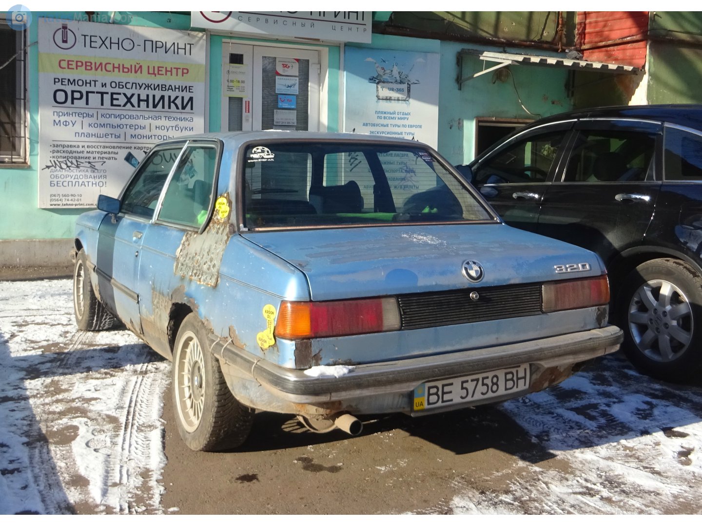 BE 5758 BH, BMW 3 Series 1st gen Coupé (E21), 1975–1983