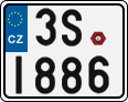 License plate of the Czech Republic, Motorcycles (2001)
