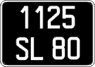 French license plate, FNI