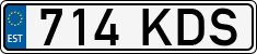 License plate of Estonia, Regular car plates