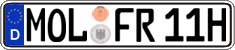 German license plate, Plates for oldtimers (type 