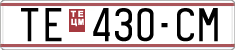 License plate of North Macedonia, Regular plates (1993)