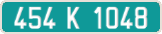 French license plate, Diplomatic