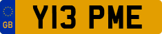License plate of the United Kingdom, 1983 year system