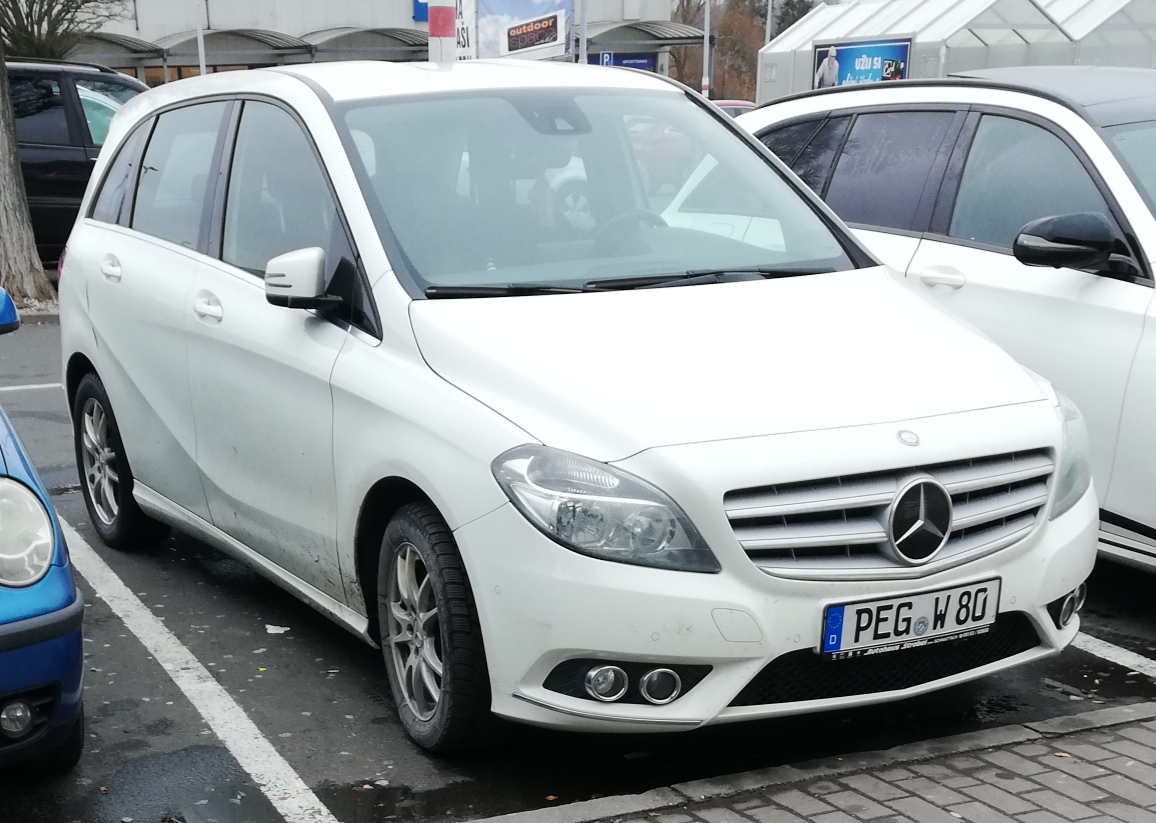 PEG W 80, Mercedes-Benz B-Klasse 2nd gen (W242/W246), 2011–2014 (general model)