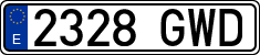 License plates of Spain, Ordinary (2000)